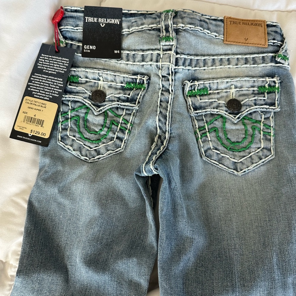 Boys size 4 true religion jeans